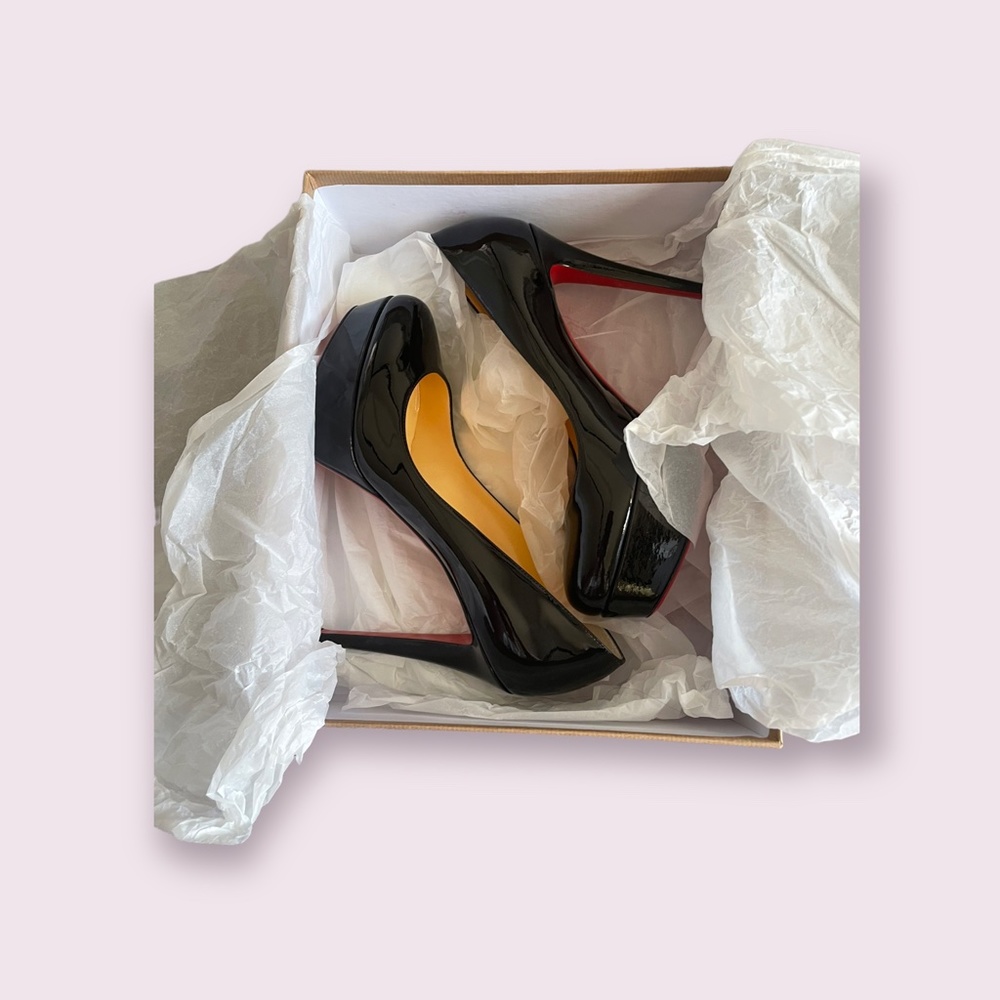 Christian Louboutin Bianca Platform Pumps Black size 40(10) - Picture 9 of 12